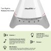 120ml Cool Mist Humidifier Ultrasonic Aroma Essential Oil Diffuser w/Soothing Sounds 7 Color Night Lights Waterless Auto Off for Relaxation and Sleepi